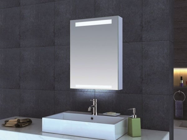 minimalistischen stil ideen für spiegelschrank badezimmer