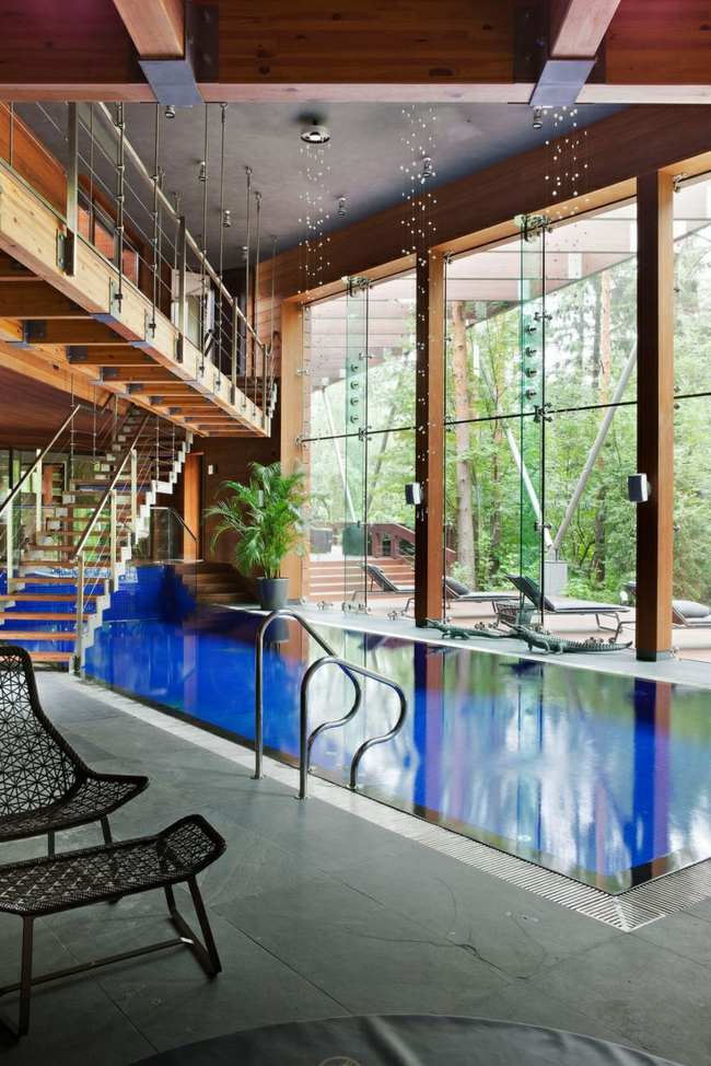 moderne Innenarchitektur Bilder Haus Pool Design