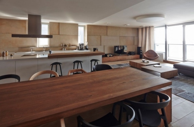 beef architekten bratislava offener wohnbereich wohnzimmer küche