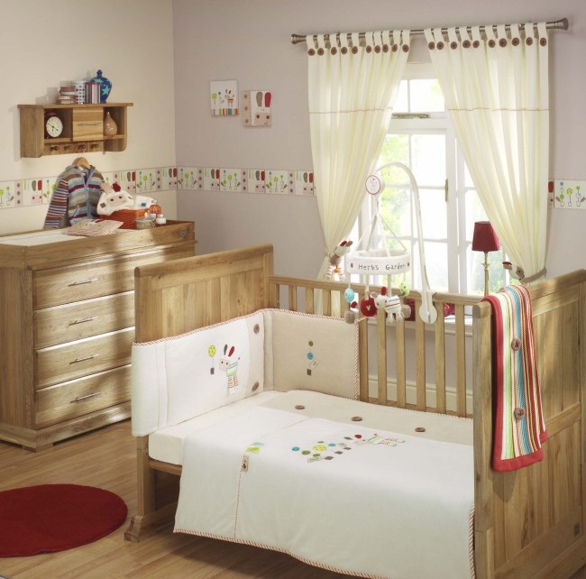 möbel naturholz wohnideen babyzimmer mit neutralen designs