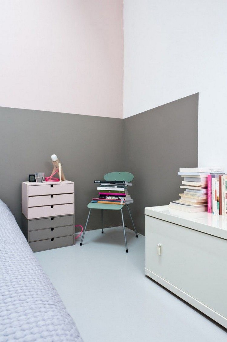pastell-schlafzimmer-farben-grau-pastellrosa-wandfarbe
