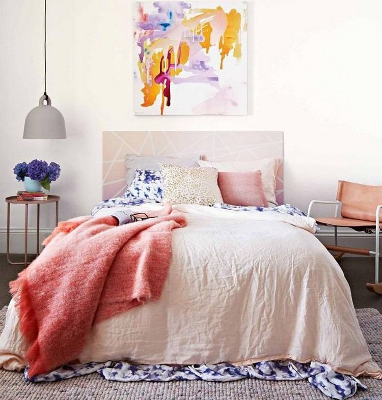 Pastell Schlafzimmer Farben rose-koralle-satingrau