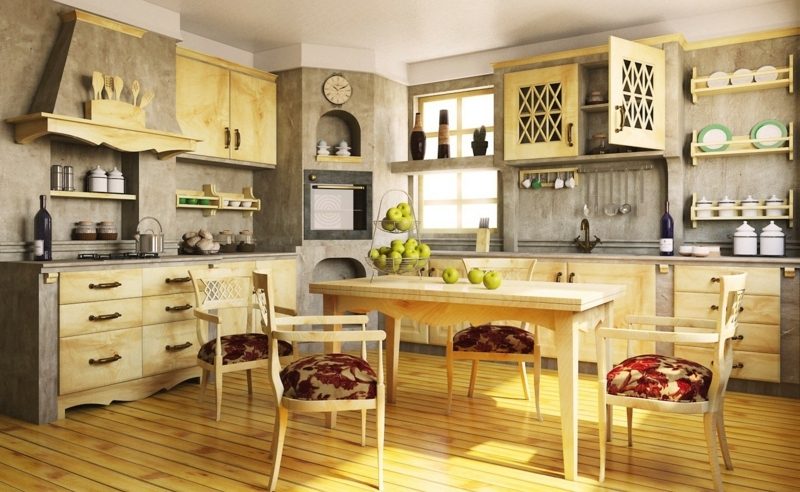Rustic kitchen gives a stylish atmosphere - twenty five inside layout ...