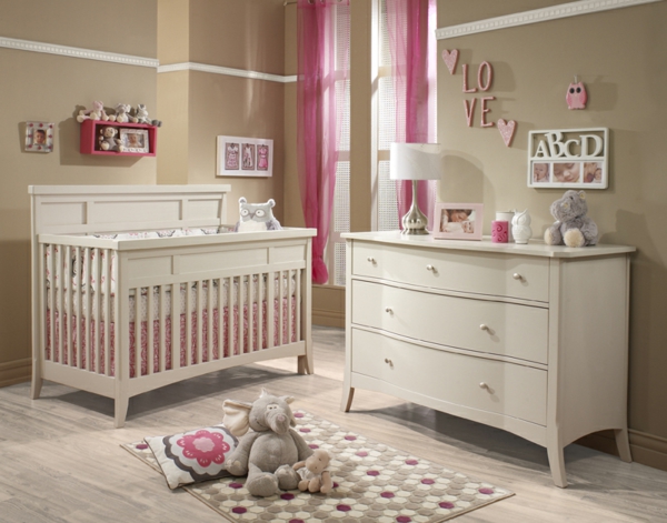 Baby Kinderzimmer gestalten Möbel für Mädchen und Jungen