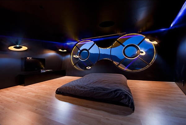 schlafzimmer schwarz designer ferienhäuser mit modernem interieur