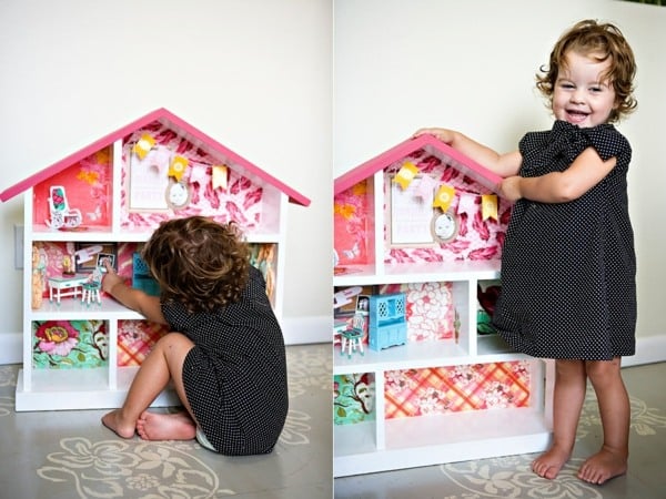 süßes Puppenhaus Kinderzimmer Spielecke einrichten kleine Prinzessin