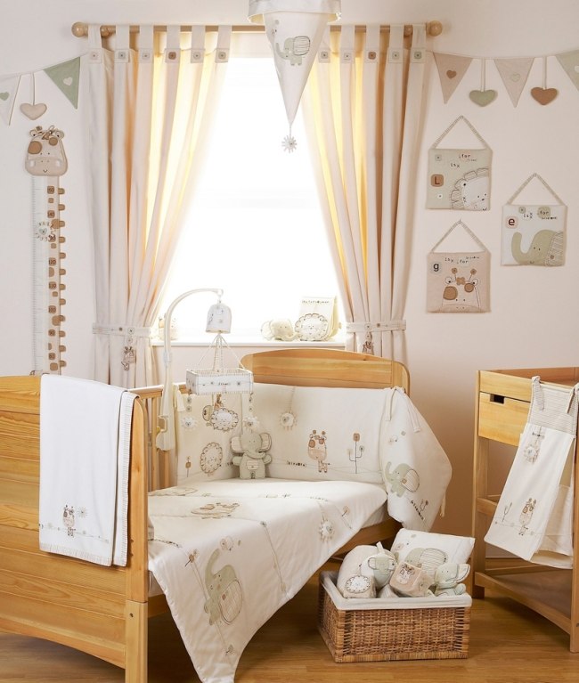 tiermotive neutrale farben wohnideen für babyzimmer mit neutralen designs