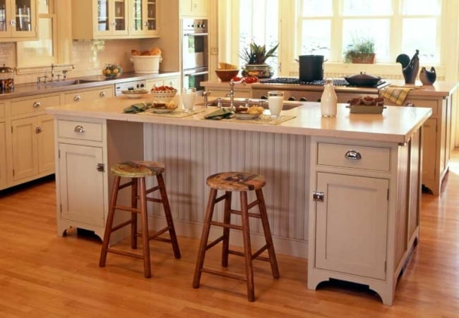 vintage stil weiß ideen für kücheninsel designs traditionell
