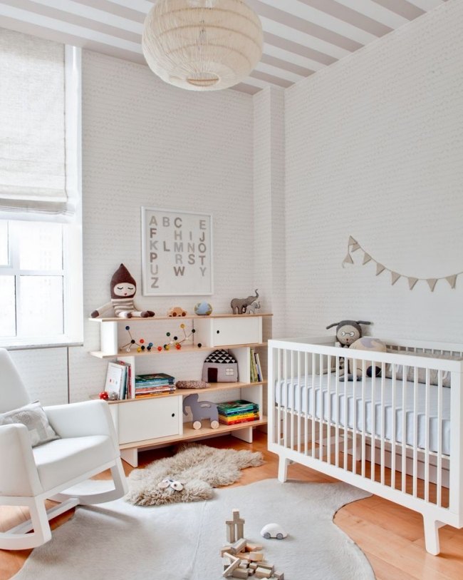 weiß kugel kronleuchter wohnideen für babyzimmer mit neutralen designs