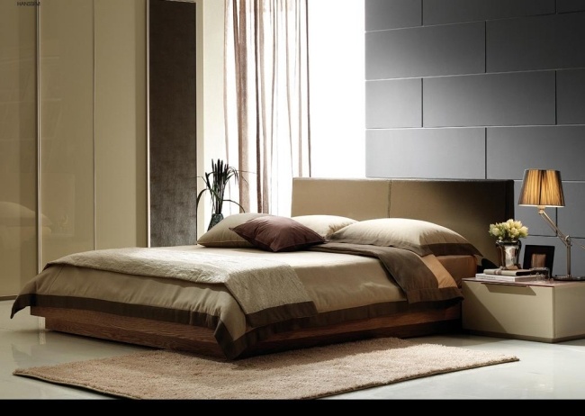 wohnideen schlafzimmer designs klassisch braun warme nuancen