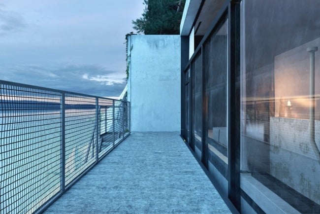 3d Visualisierung-Architektur Projekt-Haus Ozeanblick Villa