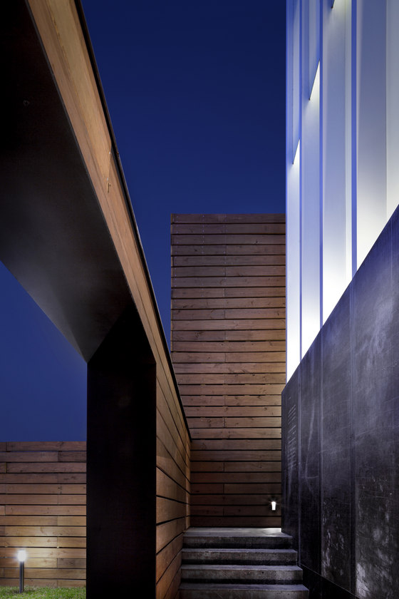 Außen Design Fassade Holz Bretter-Mexiko City Mikve-rajel