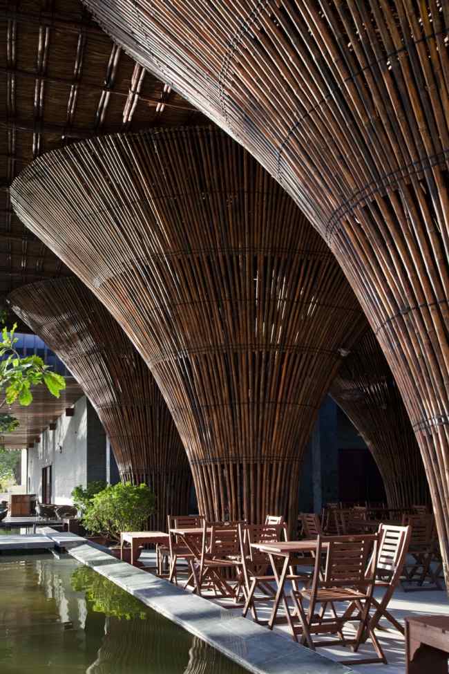 Bambus Konstruktion Bar Vietnam 