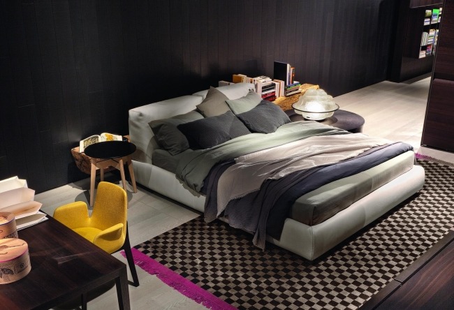 Bolton Bett-Poliform Design-schlicht Teppich Muster