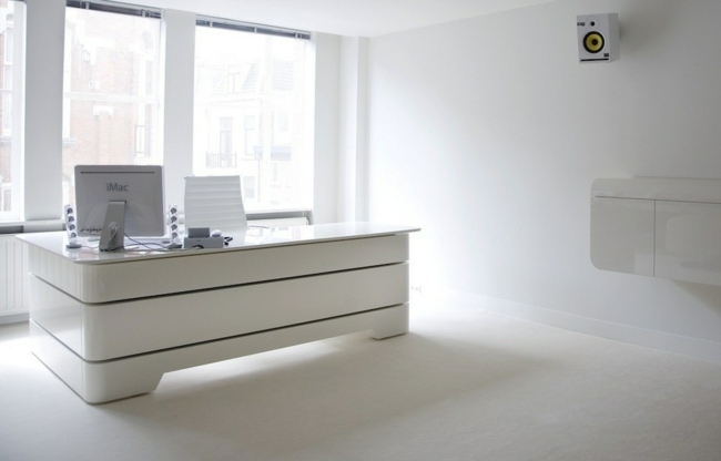 holländische Möbel weißer Schreibtisch minimalistisch