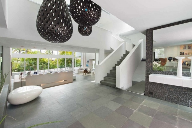 Designer Haus Miami zum Verkauf Steht-Innenarchitektur modern