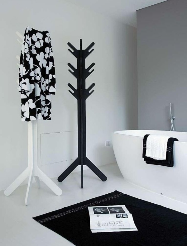 Designer Kleiderständer-Wandgarderobe-XX Josh-Owen-minimalistisch schwarz-weiß