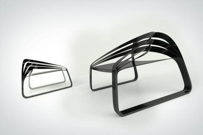 Designer Stühle zeitgenössische Formensprache-Armlehnen Schwarz