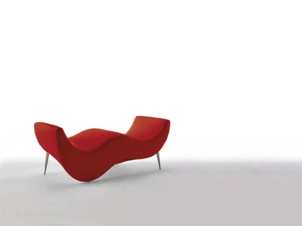 Ergonomisch projektierter-Sessel rot-Schaumstoff polster Bezug