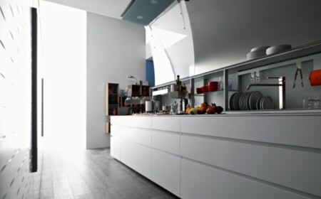 Ergonomische Küche Valcucine-Italienisch New-Logica System weiß