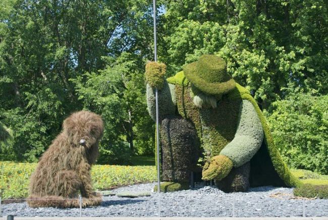 Garten Skulptur Schäfer-Botanisch garten Arboretum