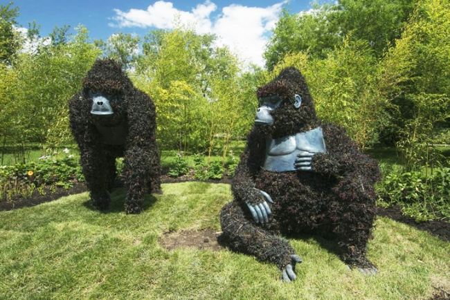 Garten kunstausstellung Skulpturen Mosaicultures Internationales-de Montreal Kanada
