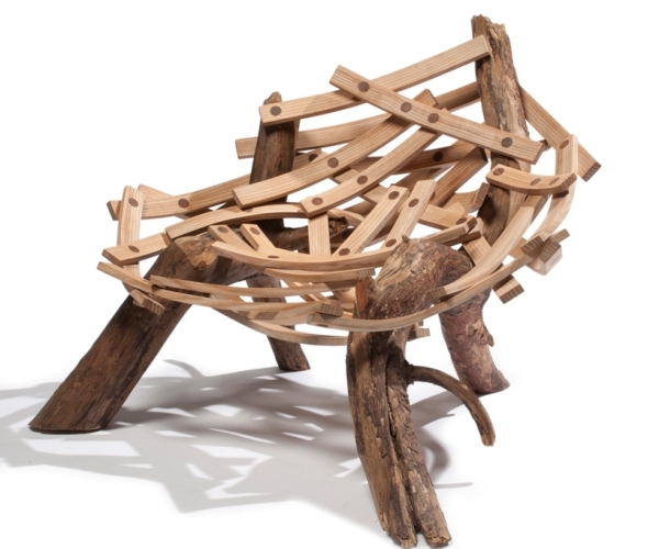 Holz Sessel-Eyrie chic Accessoire Wubben