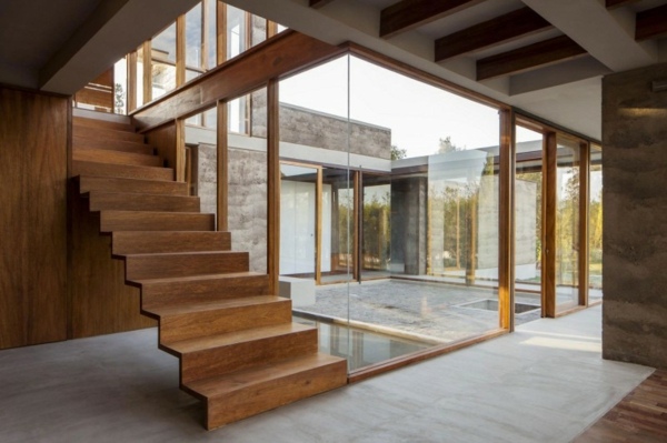 Treppe Beton Flur modernes Haus Anden