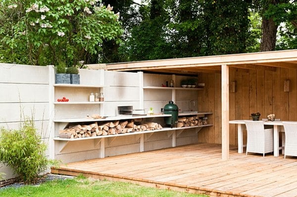 Outdoor Küche Sitzgruppe Design Idee
