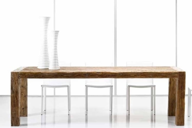 Klassische Holzmöbel Tisch-La Tenacia-Hautematerial Italien