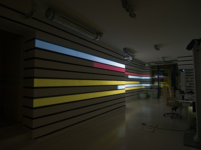 LED Videowand Beleuchtung Büro Einrichtung