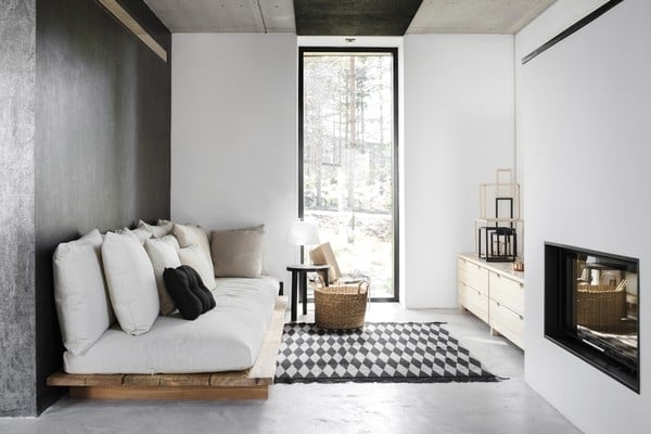 Maja Wohnung-Design schlicht schwarz-weiß Deko-Magazin Projekt Finnland Housing Fair