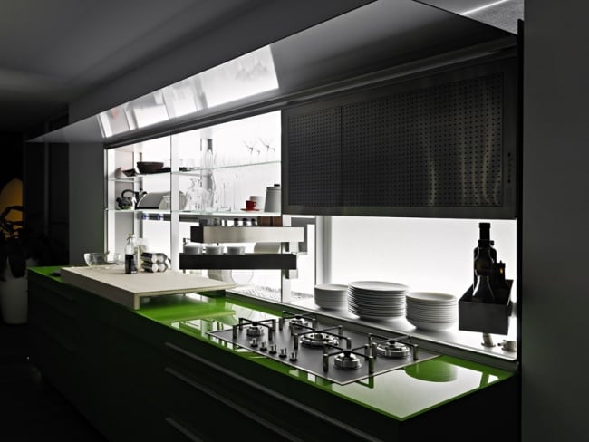 Moderne Küchen Systeme-Italienisch Designer-Küchenmöbel Ideen