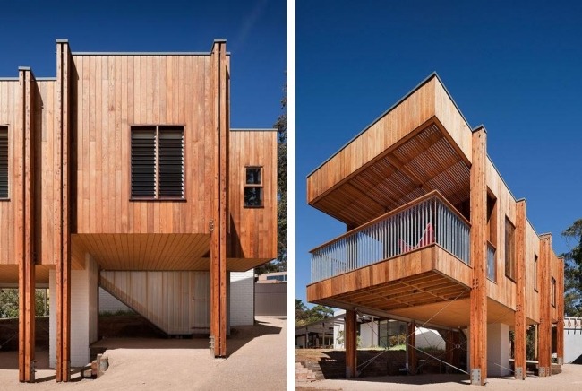 Modernes Beach Haus-an der Küste-Australien Sonniger Standort
