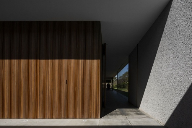 Offenes Wohnen-Brasilien Haus-moderne Architektur Fassade