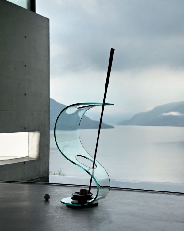 Regenschirmständer Glass Design cobra elio vigna