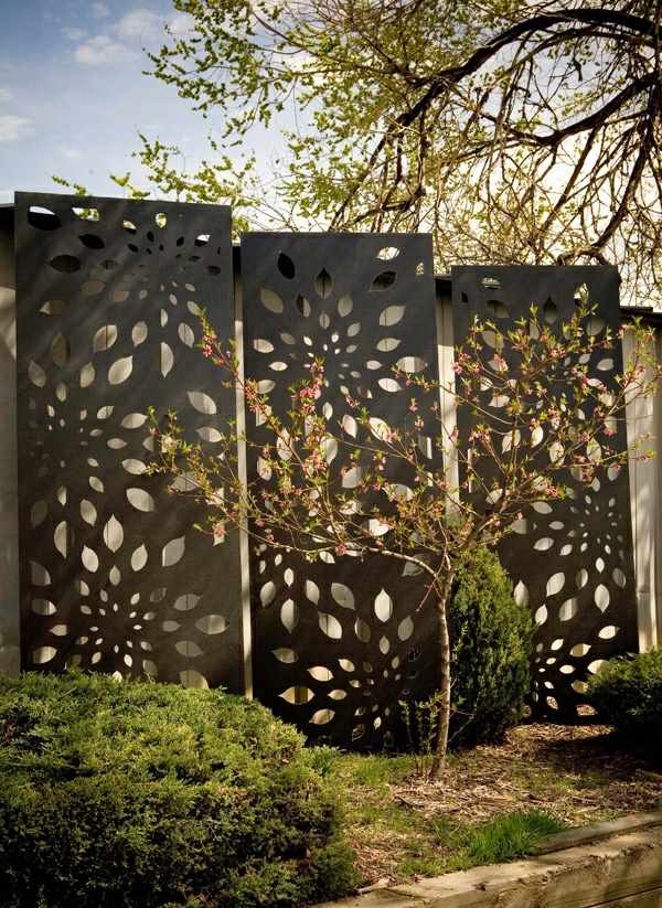 Zaun schöne Akzente Garten Gestaltung
