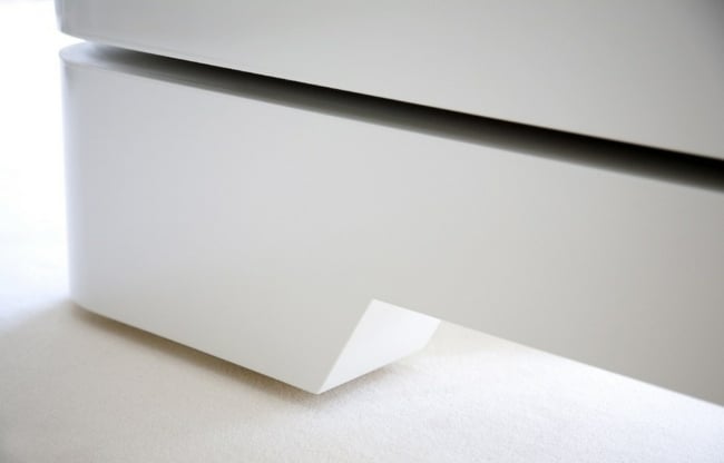 weiße Möbel Farbe moderne Form elegant