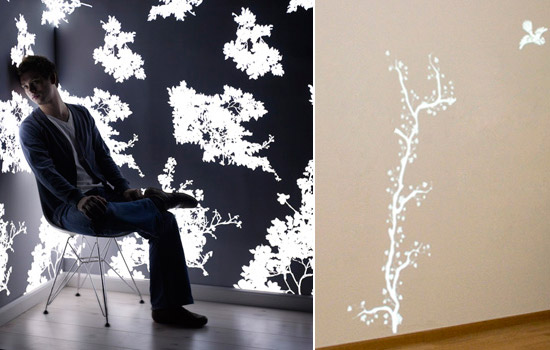 Wand Tapeten Muster-Lichtquelle Design innovation