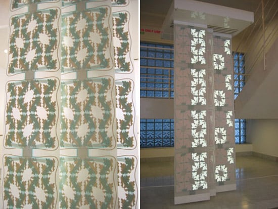 Wandtapeten Muster Ideen Blumen-Loop Design Inspirationen
