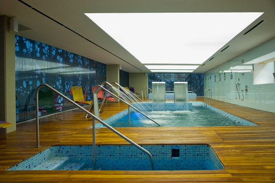Wellness Dusche-Pool Spa Bogota-modern Innenausbau Wellness