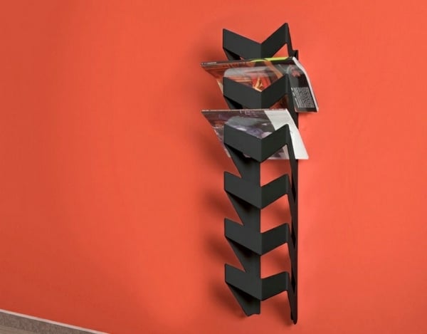 Wand schwarz Kunststoff moderne Einrichtung Radius Design
