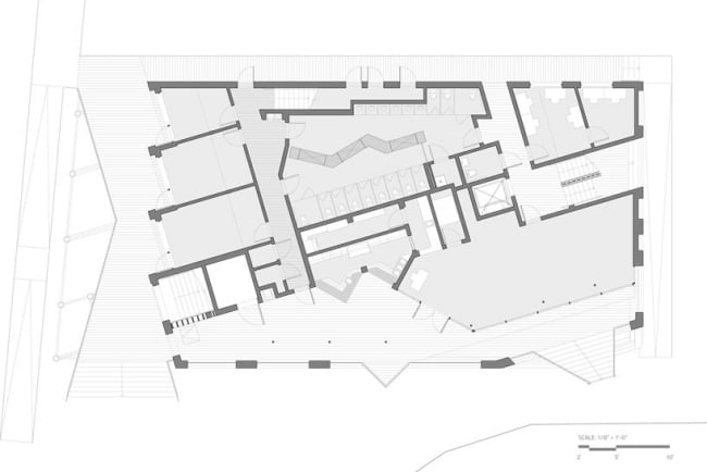 architekturplan designer pavillon holz von hwkn