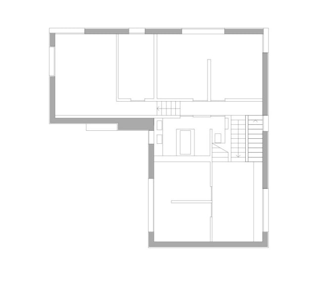 architekturplan minimalistisches haus holz am zürichsee