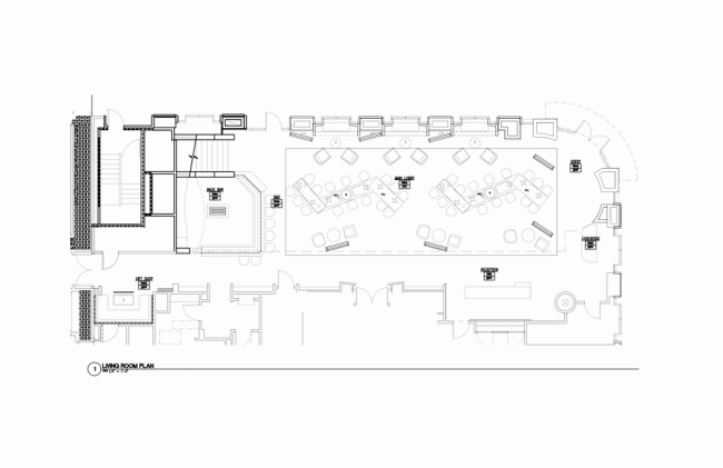 architekturplan relaxbereich w designer hotel in san diego