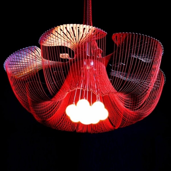 beleuchtung rot willowlamp designer kronleuchter aus stahl
