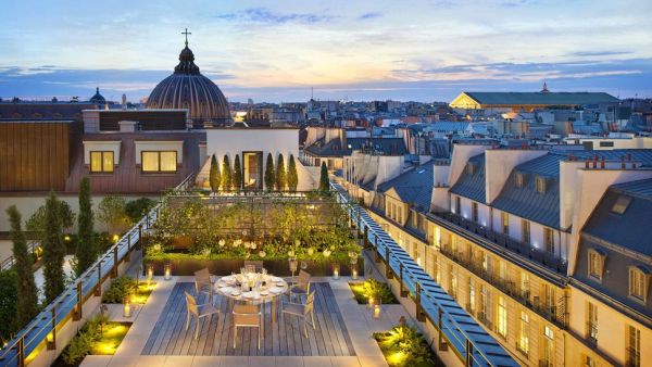 dachterrasse mandarin oriental teuersten luxus hotels in paris