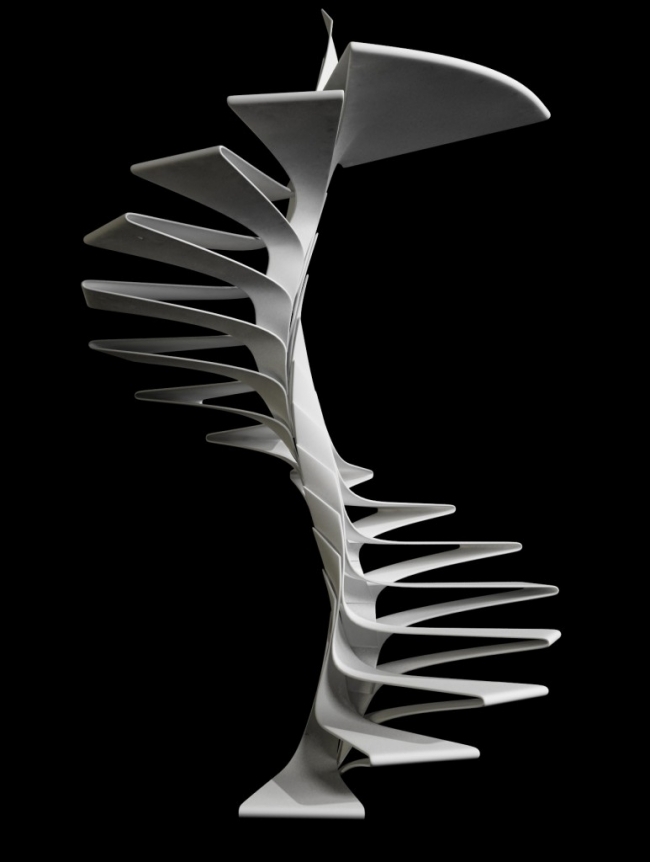 design modell wendeltreppe aus fiberglas stufen