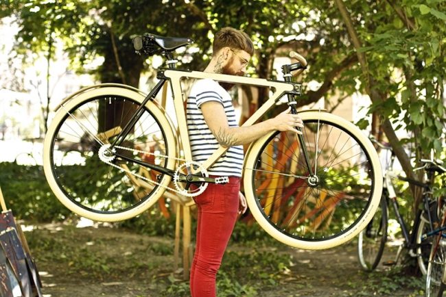 designer fahrräder aus holz bsg bikes leichte konstruktion