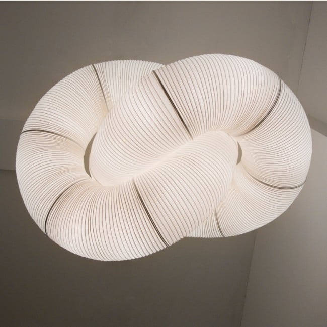 designer papierlampen anthony dickens knoten flexibel